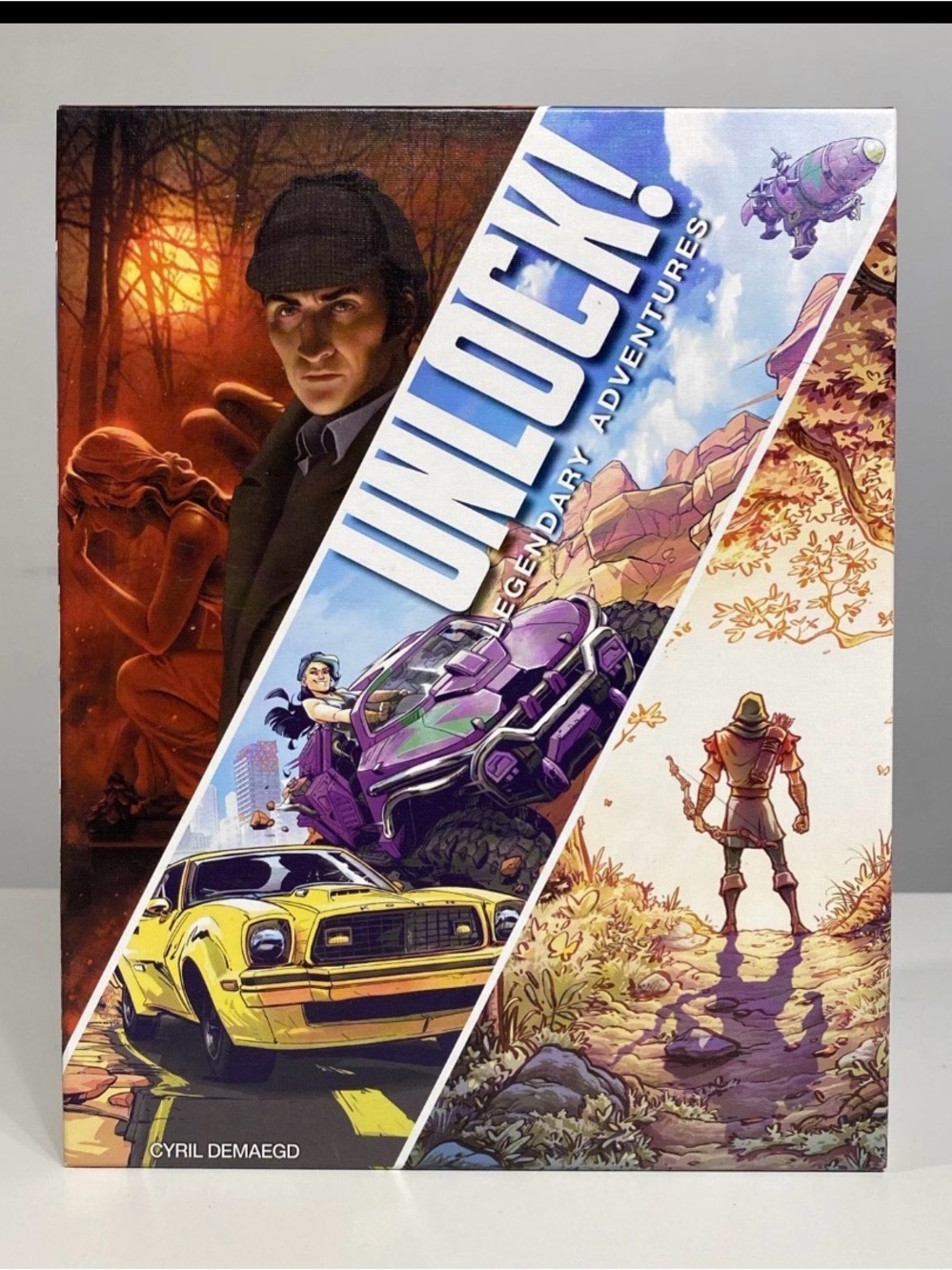 Unlock! Legendary Adventures - Cooperative Escape Room Board Game Complete